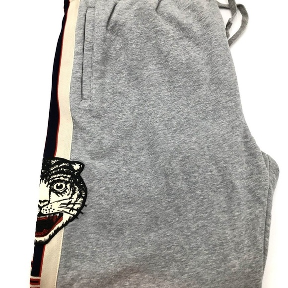 Gucci Jogging Sweatpants with Embroidered Tiger - Picture 6 of 11